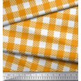 thumbnail image 2 of Soimoi Velvet Fabric Gingham Check Decor Fabric Printed Yard 58 Inch Wide, 2 of 3