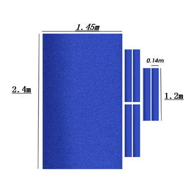 pitrice Professional Billiard Pool Table Cloth Mat Cover Felt Accessories 7/8/9 Ft 7ft Blue