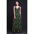 thumbnail image 2 of Bimba Robe Longue à Imprimé Floral pour Femmes, Bretelles Spaghetti, Col en V, Maxi, Tenue de Plage - Grand, 2 of 6