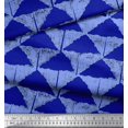 thumbnail image 2 of Soimoi Crepe Silk Fabric Triangle Geometric Decor Fabric Printed Yard 42 Inch Wide, 2 of 3