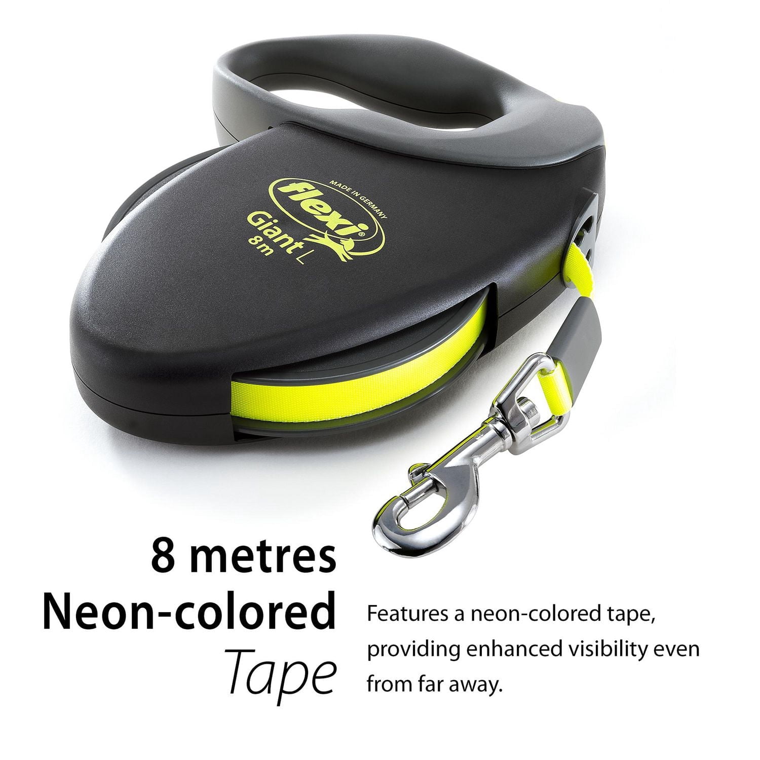 Flexi Giant Grand 8m Laisse à Ruban Rétractable pour Chien