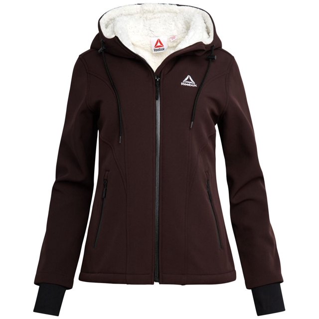 Veste softshell doublée Sherpa à capuche pour femmes Reebok