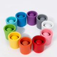 thumbnail image 2 of Vaidha Wooden Color Sorting & Counting Toy for Toddlers | Shape Matching Game with Cups | Preschool Learning Activity for Kids Ages 3+ | Montessori Educational Toys, 2 of 7