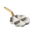 thumbnail image 2 of Rvkxad Heart-shaped Non-stick Frying Pan, Four-hole Hamburger Pancake Breakfast Pan, Skillet Griddle Cooking Pan, 2 of 5