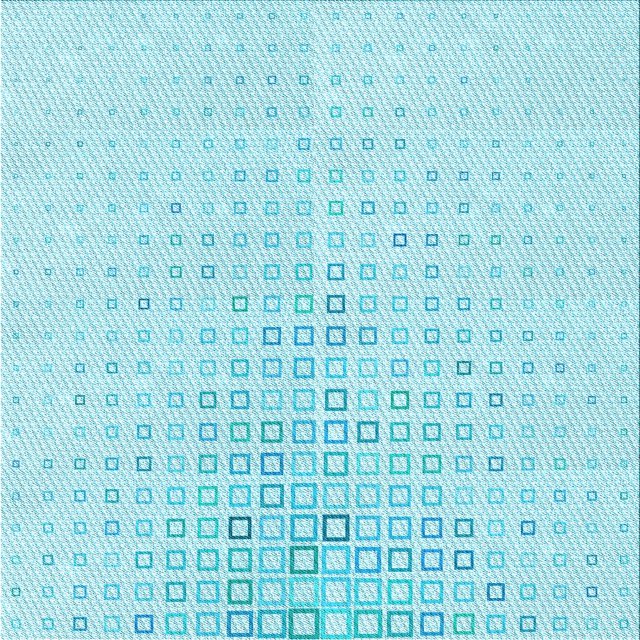 Ahgly Tapis d'Intérieur Lavable en Machine Carré Transitionnel Bleu Diamant Bleu, 6 Pieds Carré
