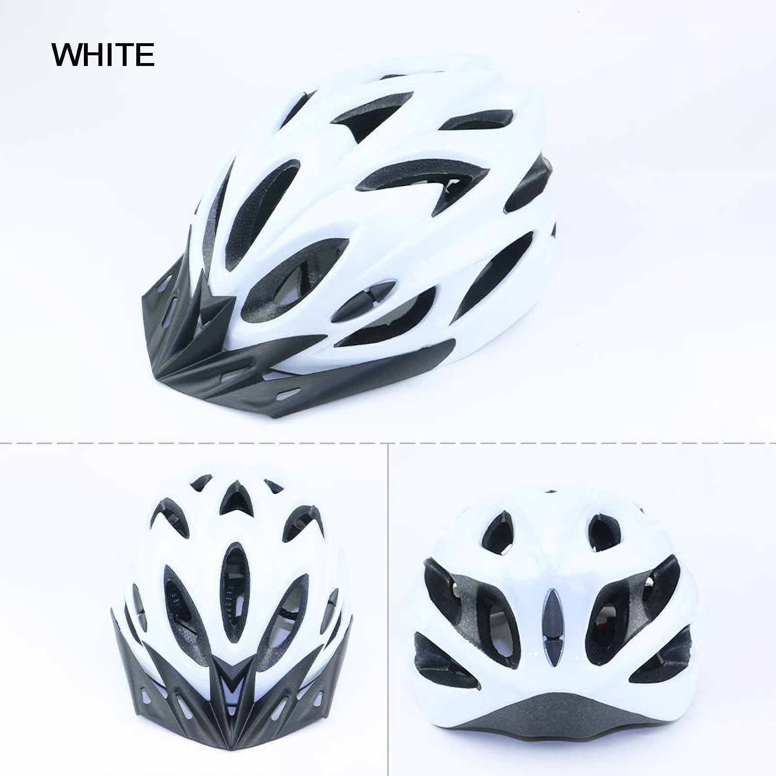 Casque Vélo Léger Unisexe 57-62 Cm – PC + Mousse, 21 Aérations, Réglable, Pour VTT Et Route
