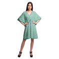 thumbnail image 4 of Moomaya Robe Courte de Caftan de Plage, Robe de Couverture Imprimée, Kaftan pour Femmes, Tenue de Plage, Couverture, 4 of 4