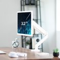 thumbnail image 2 of Dual Monitor up to es and lbs per Screen Pneumatic Arm Desk Mount Articulating Counterbalance VESA Stand Classic STANDVO, 2 of 9