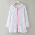 thumbnail image 4 of Cache-maillot pour Fille Enfant - Cache-Maillot pour Enfants à Fermeture Éclair, Peignoir de Plage à Capuche Absorbant, 4 of 6