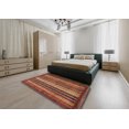 thumbnail image 4 of Ahgly Company Indoor Rectangle Abstract Red Abstract Area Rugs, 8' x 10', 4 of 6