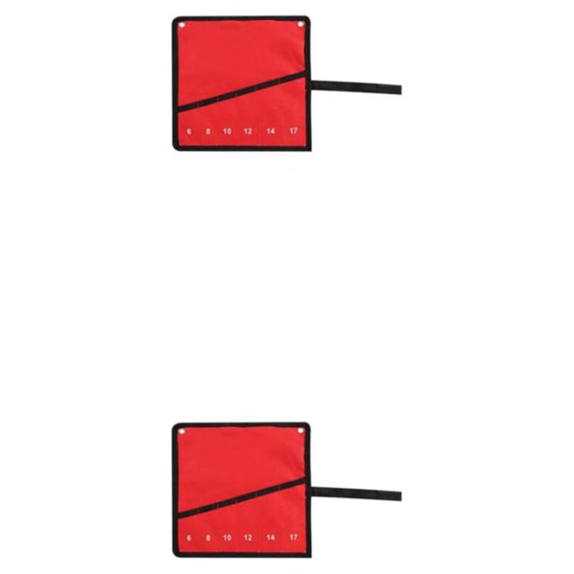 Maytalsory Robustes Organisateurs d'Outils Utilitaires avec Résistant à la Déchirure Résistant à l'Eau Rouge 6 pack 2Set