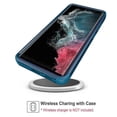 thumbnail image 3 of Supershield Case for Samsung Galaxy S22 Ultra 5G, Dual Layer Military Grade Drop Proof Protective Cover Hard Shell Sturdy Durable Phone Case - Blue, 3 of 3