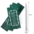 thumbnail image 2 of Patrician Hand Dipped Taper Candles 12 Pack White, Dripless and Smokeless, 2 of 4