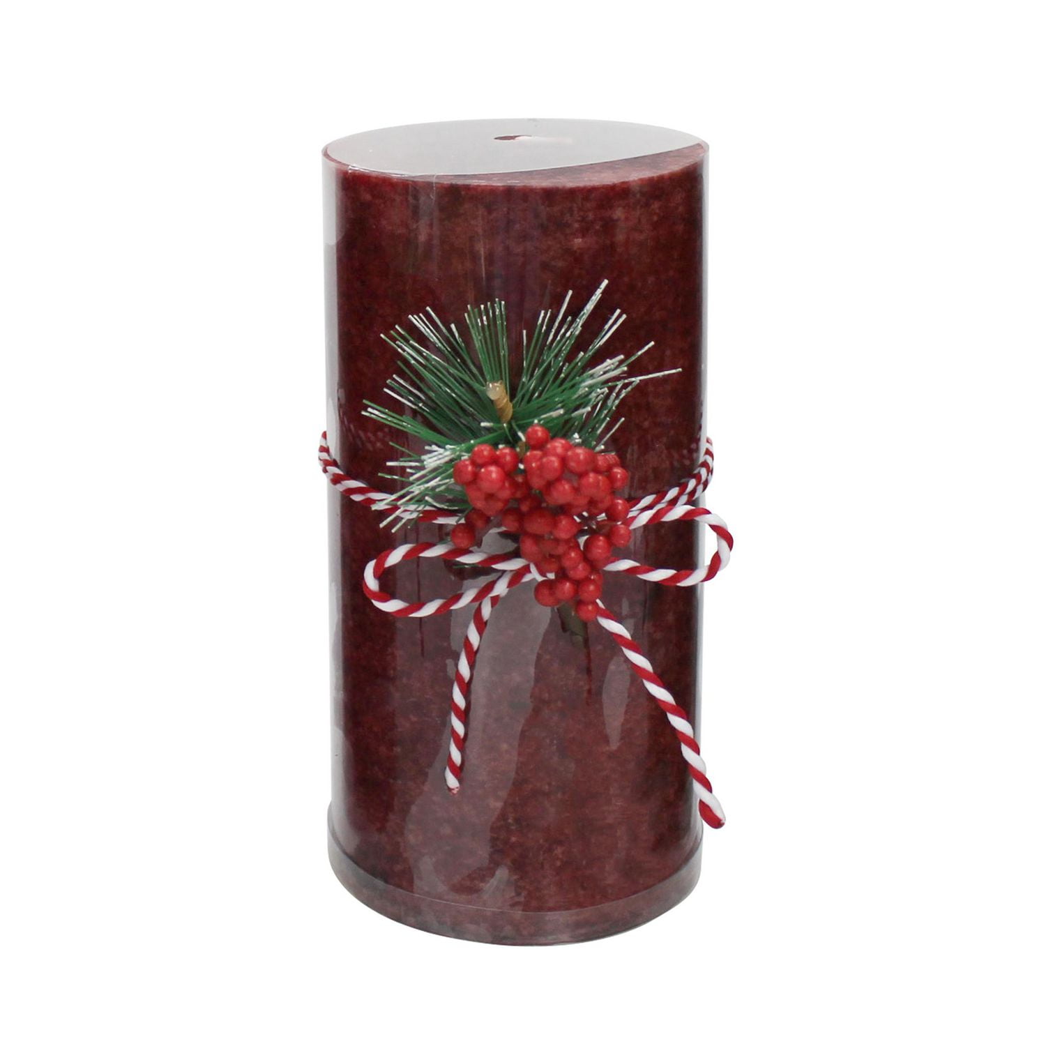 6" Bougie pilier - CASSIS SUCRÉ