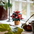 thumbnail image 2 of LEGO Icons Poinsettia Plant Building Set, Holiday Home Décor, Grande Italia Plant, Holiday Centerpiece, 10370, 2 of 6