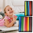 thumbnail image 3 of Matoen12 Regular Size Triangular Crayon Class Pack, 6 Colors, Easy to Hold & Grip, Toddler Crayons, Non Toxic Crayons, Kids Crayons, Bulk School Supplies, 3 of 7