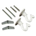 thumbnail image 1 of Atron Electro Industries White Swag Hooks - 2 Pieces, 1 of 1