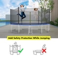 thumbnail image 2 of Costway Filet de Sécurité de Remplacement pour Trampoline de 10 Pi, Filet d'Enceinte de Protection, 2 of 8