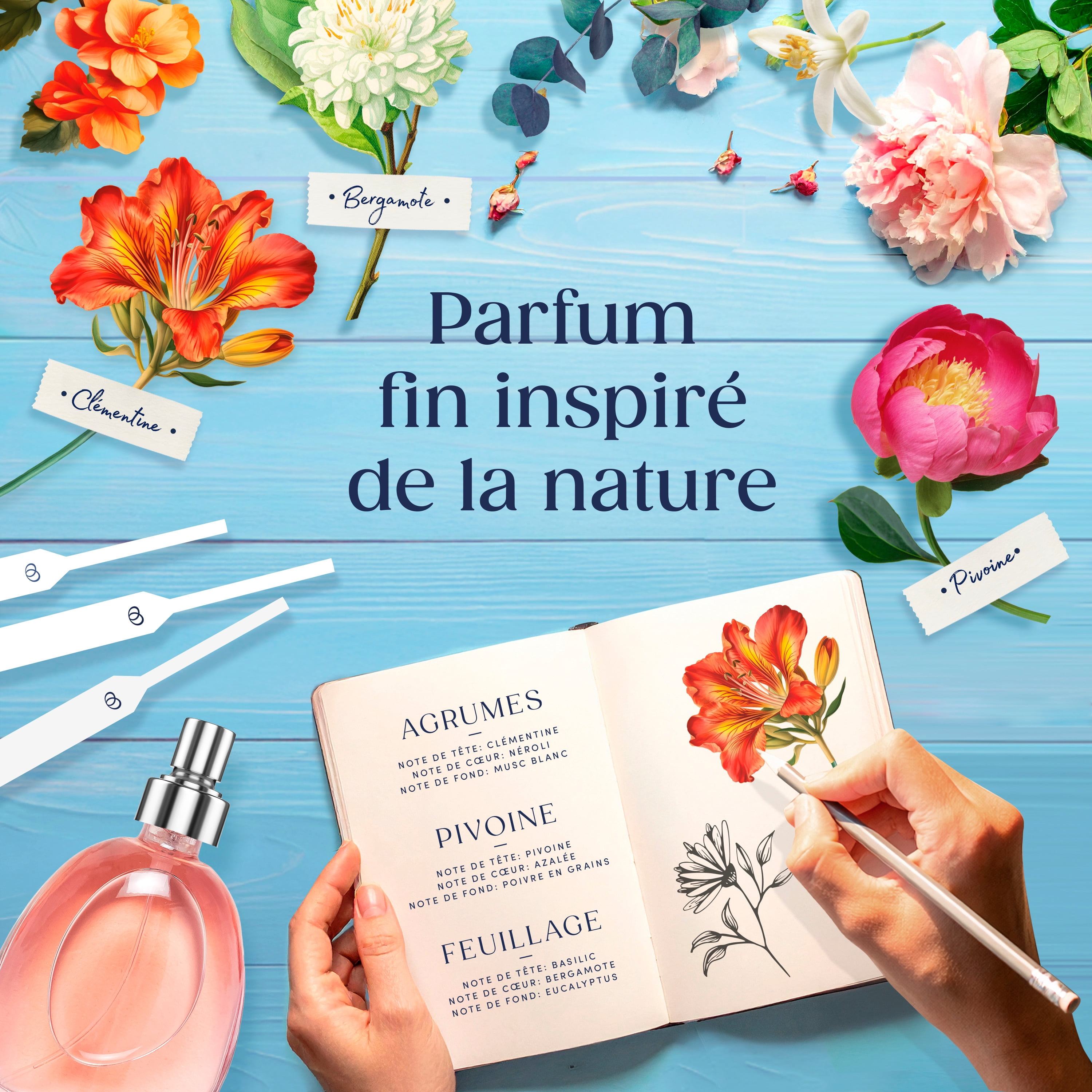 Downy Boutique Botanicals In Wash Laundry Scent Booster Beads, PEONIA Scent, 598 g, Boutique Fragrances inspired by the Artistry of Nature