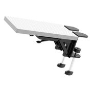 Wood Computer Arm Rest for Desk Folding Computer Desk Extender for Desk White