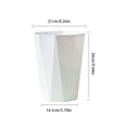 thumbnail image 3 of Harpily 50 % de Rabais Clair! Sacs à Ordures Plastique en Forme de Diamant Ordures Maison Créatif Grand Salle de Bain Cuisine Anneau Poubelle Salon Poubelle, 3 of 4