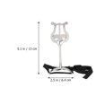 thumbnail image 3 of 1pc Practical Euphonium Music Stand Portable Musical Instrument Sheet Music Rack (Silver), 3 of 9