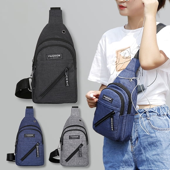 Iumwxz Kitchen Gadgets Small Sling Bag Sling Backpack for Women Sling Bag for Men Women Shoulder Chest Bag Daypack Crossbody Sling Backpack for Travel Sports Running Hiking Black Nylon Reduced Price