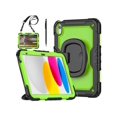 thumbnail image 1 of Case for iPad (A16) 11th Generation 11 Inch 2025, iPad 10th Generation 10.9 inch 2022, Shockproof Protective Cover with Screen Protector, Rotating Stand, Hand/Shoulder Strap, Stylus Pen, 1 of 7