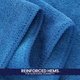 thumbnail image 3 of Microfiber Cleaning Cloth, 12 Pack, 12"x12", Reusable Washable Highly Absorbent Soft Quick Dry Towels for Home Window Mirror Car Spa, Blue, 3 of 9