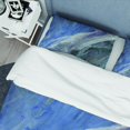thumbnail image 4 of Designart 'Black And Blue Abstract Water Painting' Geometric Bedding Set - Duvet Cover & Shams, 4 of 4