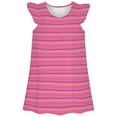 thumbnail image 1 of Robe de Nuit d'Été à Rayures pour Filles, Douce, Décontractée, Tenue de Détente, Confortable, Vêtement d'Intérieur pour Tout-Petits et Enfants de 3 à 10 Ans, 1 of 3