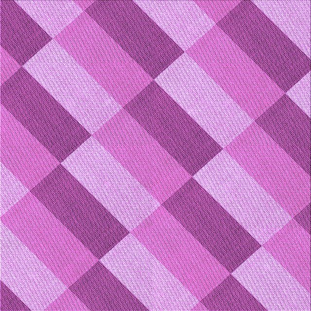Ahgly Tapis d'Intérieur Lavable en Machine Carré Violet Transitionnel, 7 Pieds Carré