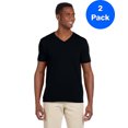 thumbnail image 1 of Gildan T-Shirt Col en V pour Hommes - G64V (Lot de 2), 1 of 1