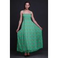thumbnail image 4 of Bimba Robe à Bretelles Smockée en Georgette Imprimée d'Oiseau Moucherolle pour Femmes - XX-Grand, 4 of 7