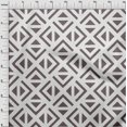 thumbnail image 4 of oneOone Viscose Jersey Gray Fabric Geometric Triangle Sewing Craft Projects Fabric Prints By Yard 60 Inch Wide, 4 of 4