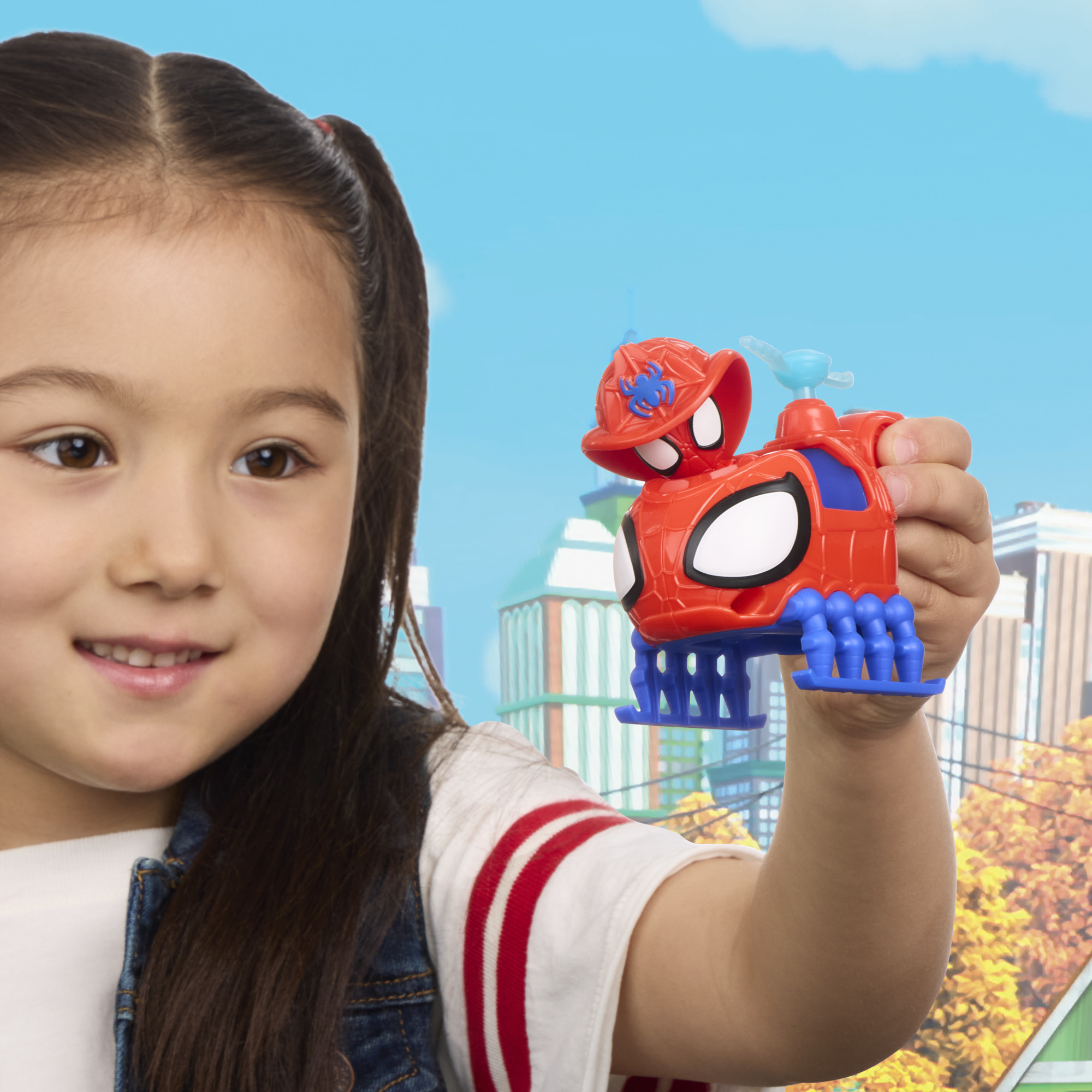 Marvel Spidey and his Amazing Friends Rescue-Webs Firetruck, Ages 3 and Up