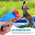 thumbnail image 3 of 2 Sets of Flying Disc Saucer Launcher Cat Fetch Toy Flying Propellers Interactive Exercising Toy Random Style, 3 of 5