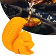 thumbnail image 4 of Squirrel Tea Strainer, Squirrel Shaped Tea Filter Food Grade Dishwasher Washable  For Household Orange, 4 of 8