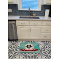 thumbnail image 3 of Carolines Treasures BB1556RUG Saint Bernard Merry Christmas Machine Washable Memory Foam Mat, 3 of 4