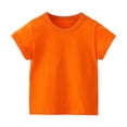 thumbnail image 1 of T-shirt en Coton à Col Rond pour Garçons et Filles, T-Shirts pour Enfants, Mode, 1 of 5
