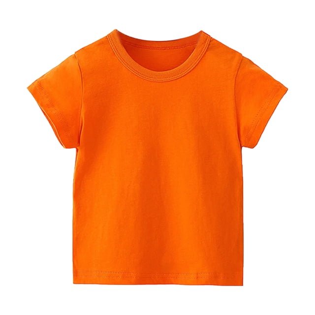 T-shirt en Coton à Col Rond pour Garçons et Filles, T-Shirts pour Enfants, Mode