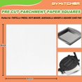 thumbnail image 2 of 8x8 Inch Non Stick Parchment Paper Sheet Squares for Baking Pan, Square Parchment Paper Liners Compatible with Tortilla Press, Sheet Pan, Air Fryer(100pcs), 2 of 7