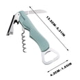 thumbnail image 3 of Yhmxh Home and Kitchen,Kitchen Gadgets,Kitchen Organizers And Storage 3-in-1 Multifunctional Wine And Beer Opener Portable Corkscrew With Bottle Foil Cutter Bottle Opener, 3 of 4