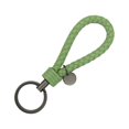 thumbnail image 4 of Leather Braided Woven Rope Keychain Lovely DIY Bag Hanging Pendant Exquisite Key Chain Car Keyring Holder Metal Jewelry for Men Fruit Green, 4 of 9