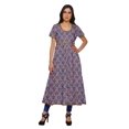 thumbnail image 1 of Moomaya Robe Kurti Longue Indienne Imprimée en Coton Tunique Robes pour Femmes, 1 of 6