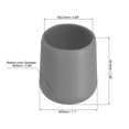 thumbnail image 2 of Unique Bargains 2 Pcs Silicone Fishing Rod Butt Cushion Protector Cap, Small, Gray, 2 of 7