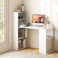 thumbnail image 4 of Costway Computer Desk Writing  Workstation Office w/6-Tier Storage Shelves White, 4 of 10
