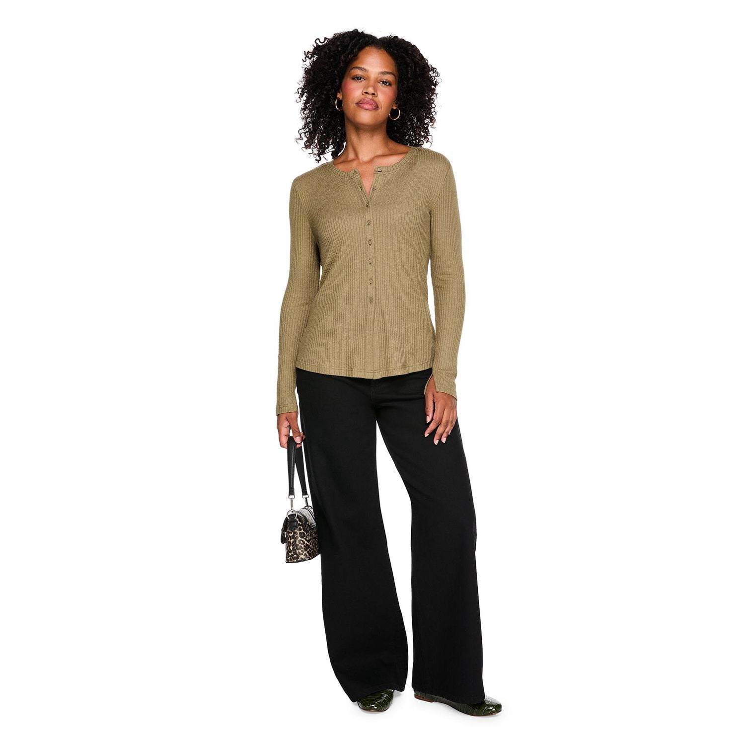Cardigan côtelé George pour femmes