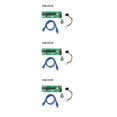 thumbnail image 3 of Ruiboury VER003 PCI-E Riser Card 30CM 60CM USB 3.0 Cable PCI 1X to 16X Extender PCI-E Adapter for GPU Miner Mining Green 30CM 3Set, 3 of 6