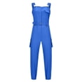 thumbnail image 4 of Leutsin Salopette Décontractée pour Femmes Sans Manches une-Pièce Bretelles Leggings Combinaisons, 4 of 8